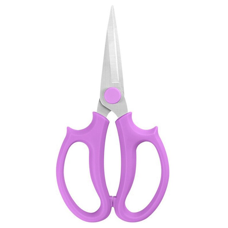 Scissors Sewing Pink Cute Tailor Scissor Cross-stitch Cutter Paper Embroidery Garden Pruner Shears Handicraft Accessories Tools: Purple
