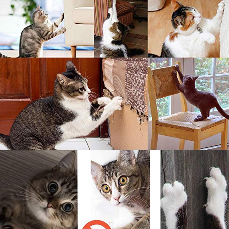 Møbelbeskytt kat killing kradsebræt sisal kradsemåtte klør pleje kattelegetøj produkt sofa kradsestolpebeskytter