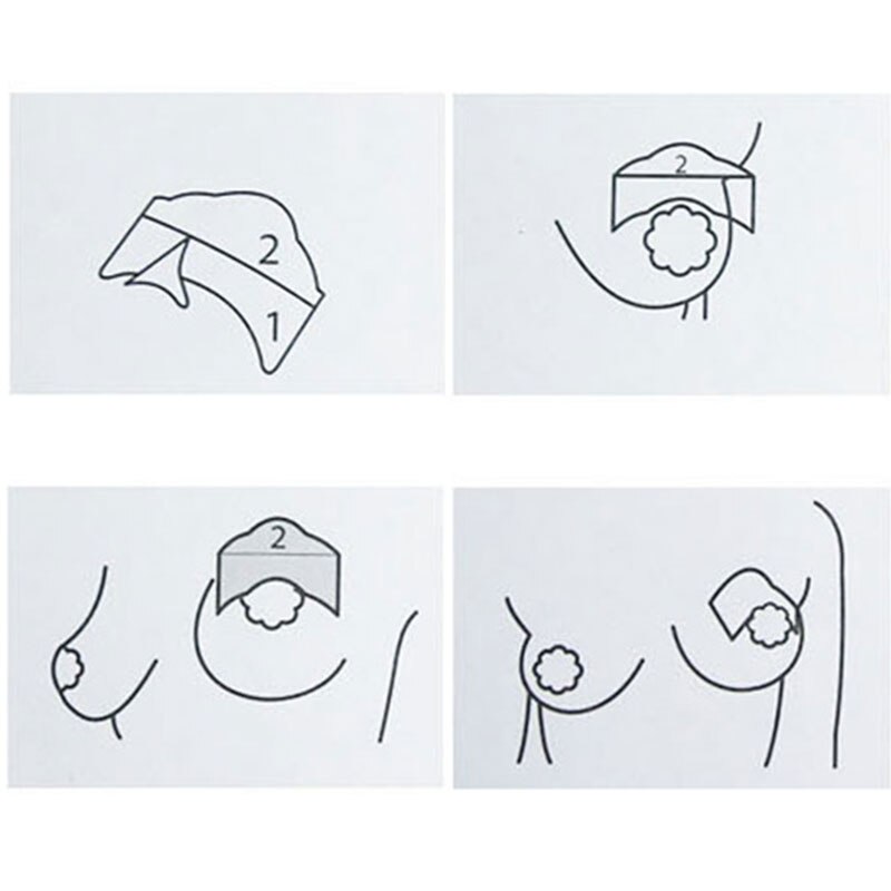 Breast Lift Tape Bra Enhancer Tape Chest Lift Stickers Adhesive Bra Convenient Disposable Seamless Intimates Accessories
