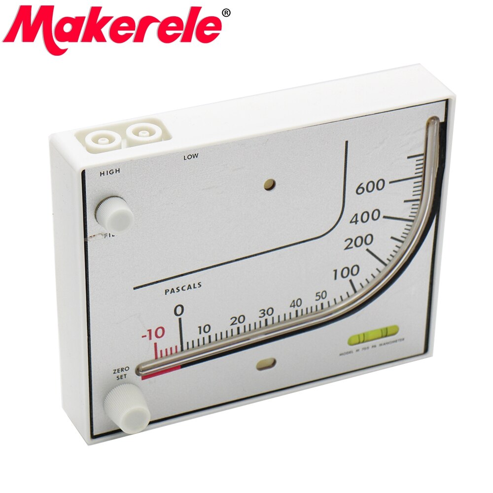 Chili olie druk meter vierkante TEA700 Chili olie buis drukverschil gauge A1-700PA rode olie Drukverschil