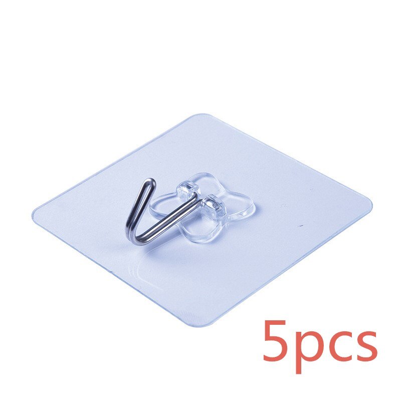 Accesorios de cocina, 6 colgadores de decoración para el hogar, utensilios de cocina, estantes de almacenamiento, suministros de cocina, ganchos fuertes, utensilios de cocina: Caqui oscuro
