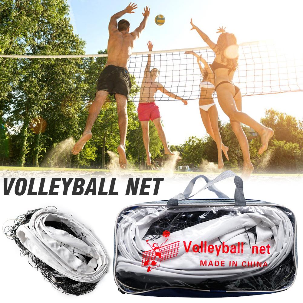 Volleybal Trainingsnet, in hoek en hoogte verstelbaar volleybaltrainer, draagbaar oefennet met stalen voet, draagtas, doelnet voor serveren en smashen | NL