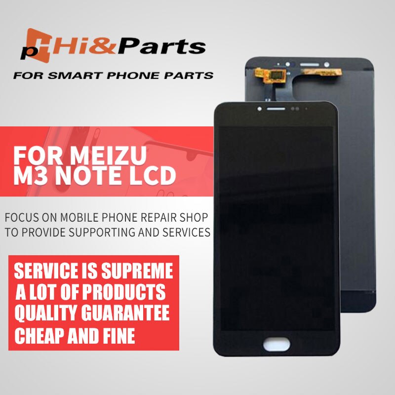 5.5 "per Meizu M3 Nota M681H L681H Schermo LCD tocco schermo Digitizer Pannello di Sostituzione del Sensore di Montaggio