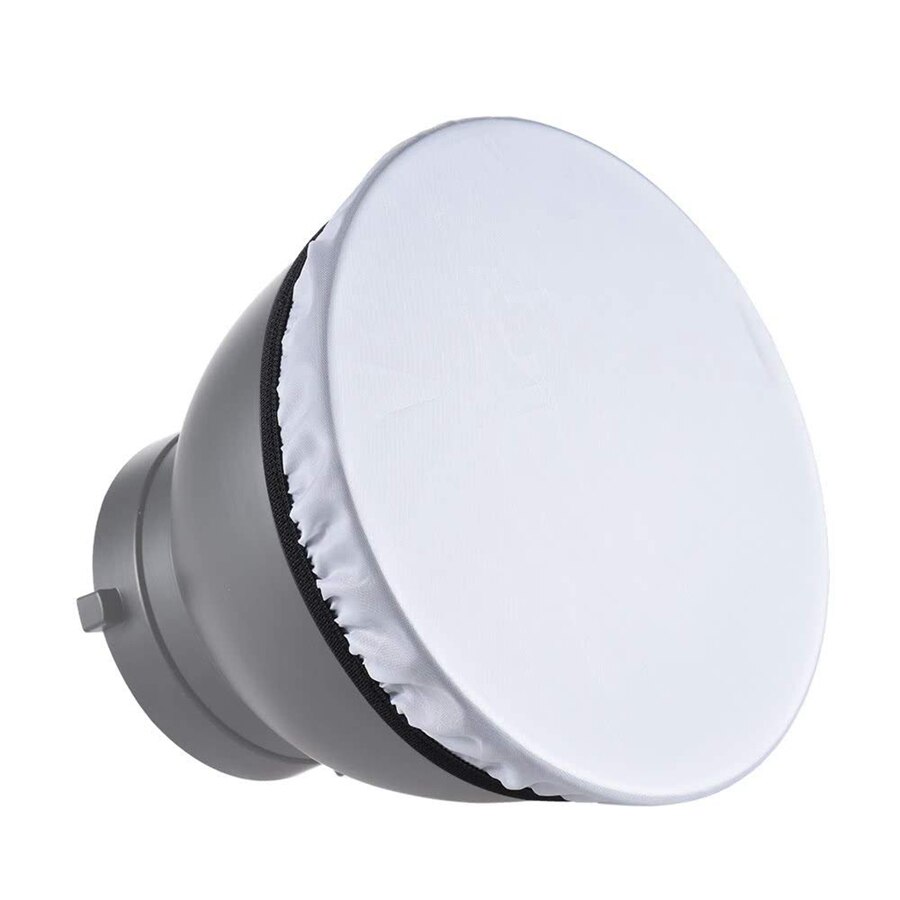 Hidear fotografía luz blanco suave difusor tela para 7 "180mm estándar estudio estroboscópico Reflector