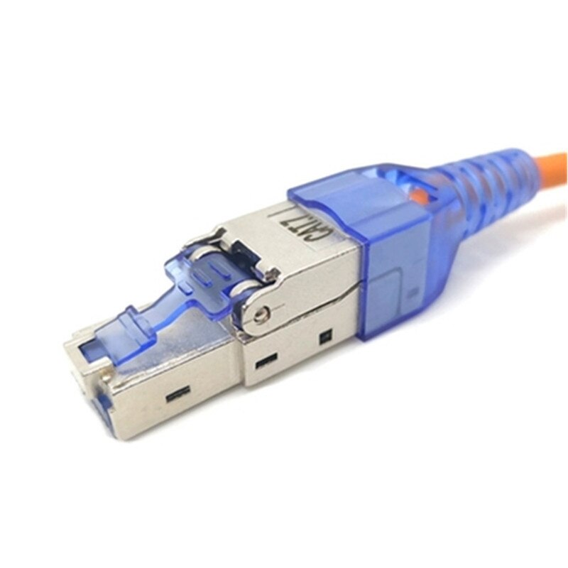 Connettore RJ45 Cat7 connettore Ethernet Rj 45 connettori Cat 7 testa di cristallo schermato 10G 8P8C rete spina modulare metallo in lega di zinco