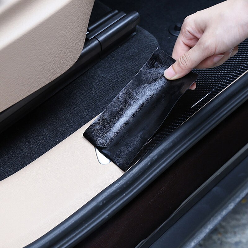 5M Auto Deur Anti-Collision Protector Sticker Carbon Fiber Film Strips Anti-Kras Edge Guard Protector Tapes seal Rear Guard