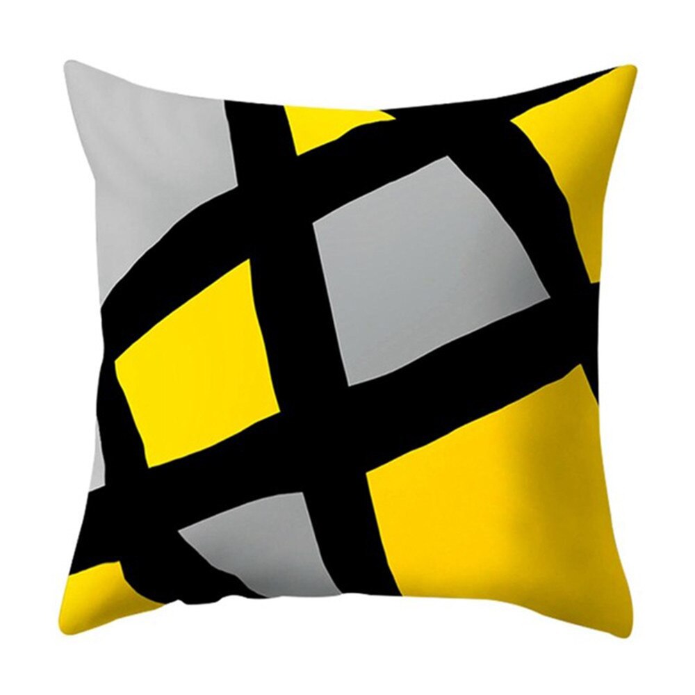 Geel Polyester Geometrische Kussen Ananas Kussen Decoratieve Kussen Voor Sofa Diy Gedrukt Kussen Seat Stoel Kussen