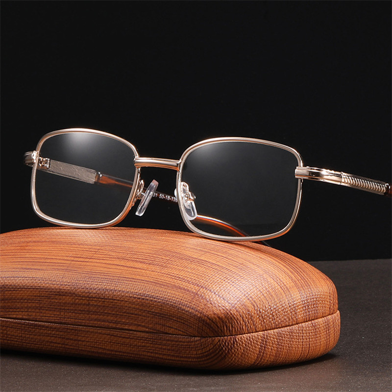 Metall Halb Rahmen Lesebrille Rahmen Männer Frauen Glas Objektiv Presbyopie Brillen + 0,5 + 0,75 + 1,25 + 1,75 + 2,25 + 2,75 + 4,5 + 5,5 + 6,0