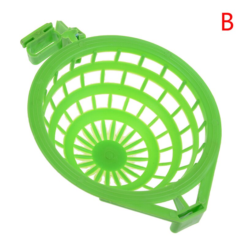 1pc Plastic Canary Nest Cages decorative Pet Bird Hatching Tools Supplies 3 optional bird eggs Nest Pan: B