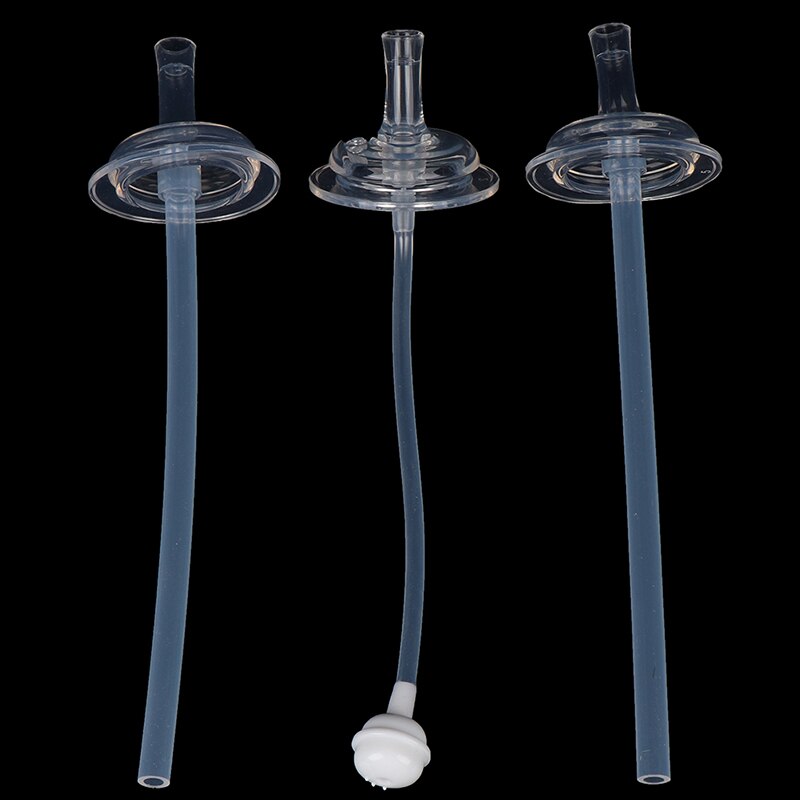 Baby Bottle Straw Replacement Wide Mouth Caliber Silicone Feeding Accessories Learn drinking cups Straw head Replace Accessory