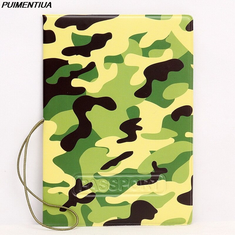 PUIMENTIUA Have A Trip Passport Holders Unisex Travel Passport Cover Bag Pvc Leather 3D Cover On The Passport Travel