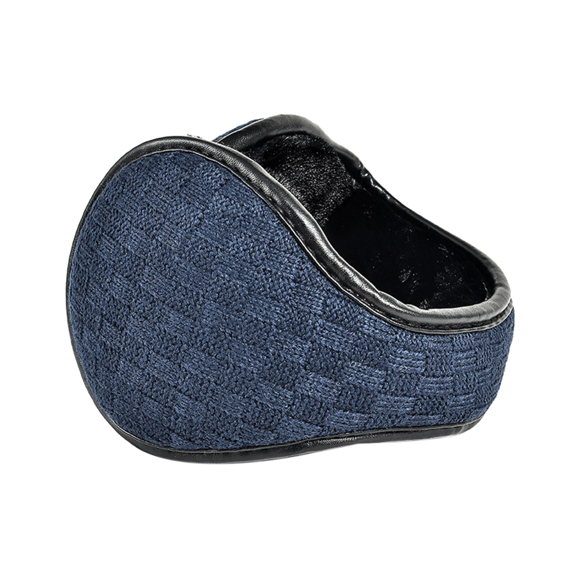 Męskie ocieplacze na uszy, wiatroszczelne, składane, polarowe, ciepłe nauszniki robić jazdy na nartach zimowych: Granatowy