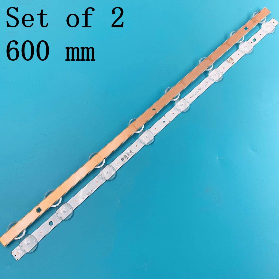 Bande rétroéclairée pour LG, 2 pièces, 8 s, 600mm