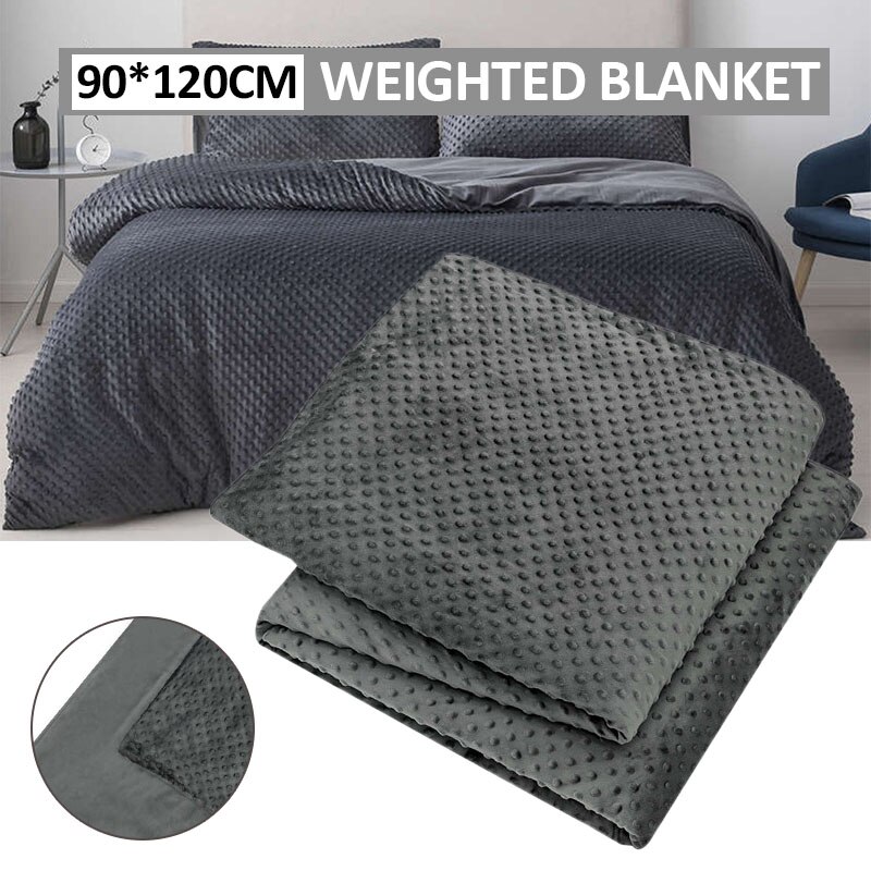 Weighted Blanket Quilt Cover Adult Sensory Therapy Deep Sleep Reduce Anxiety