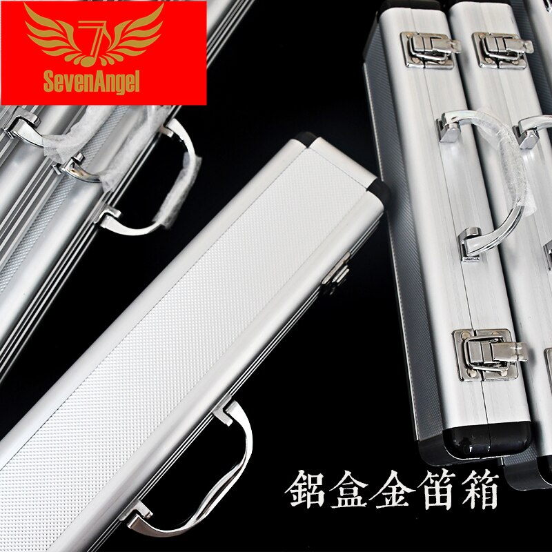 SevenAngel Aluminum Alloy Portable Flute Case Flute Bamboo Dizi Bag Musical Instrument Accessories Storage Box