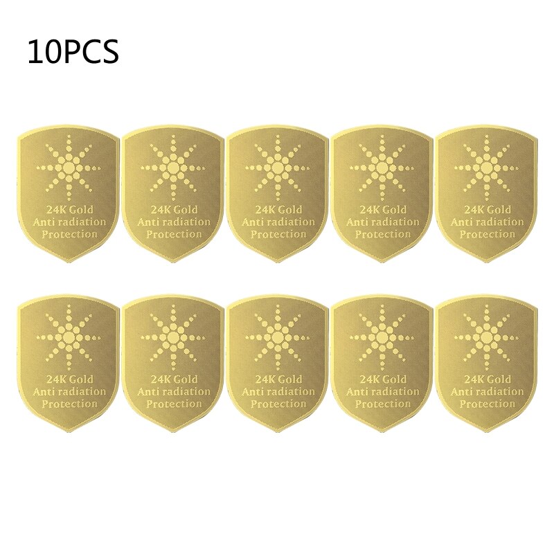 10pcs Anti Radiation Protector Shield EMF Protection Mobile Cell Phone Stickers