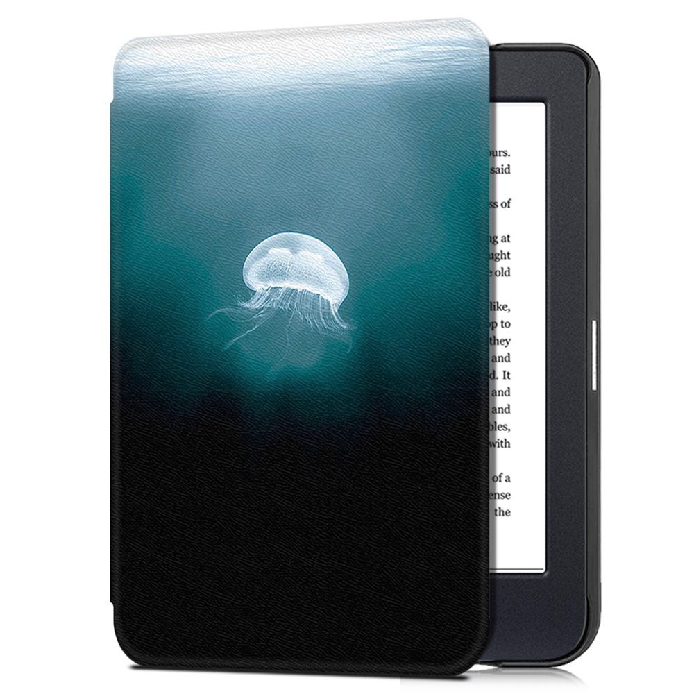 Kobo Nia Case (Model N306 Vrijgegeven)-Lichtgewicht Slanke Beschermhoes Met Magnetische Sluiting/Auto Sleep/Wake: Jellyfish