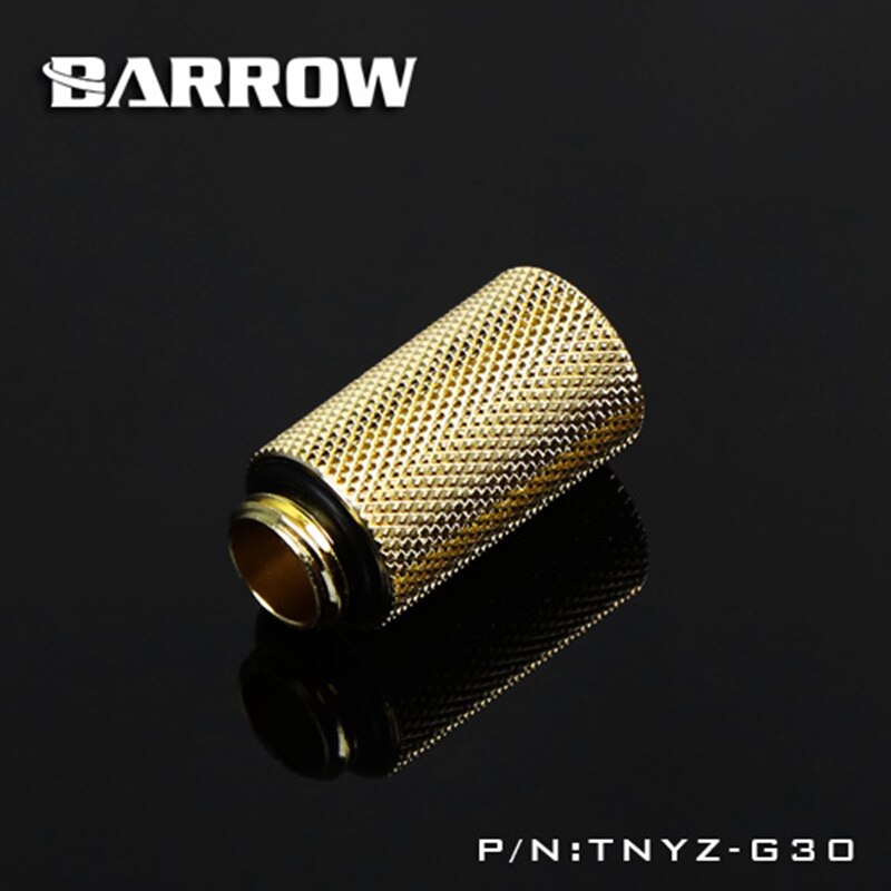 Barrow TNYZ-G30, 30 Mm Man-vrouw Extender Fittingen, G1/4 Man-vrouw Waterkoeling Fittingen: Gold