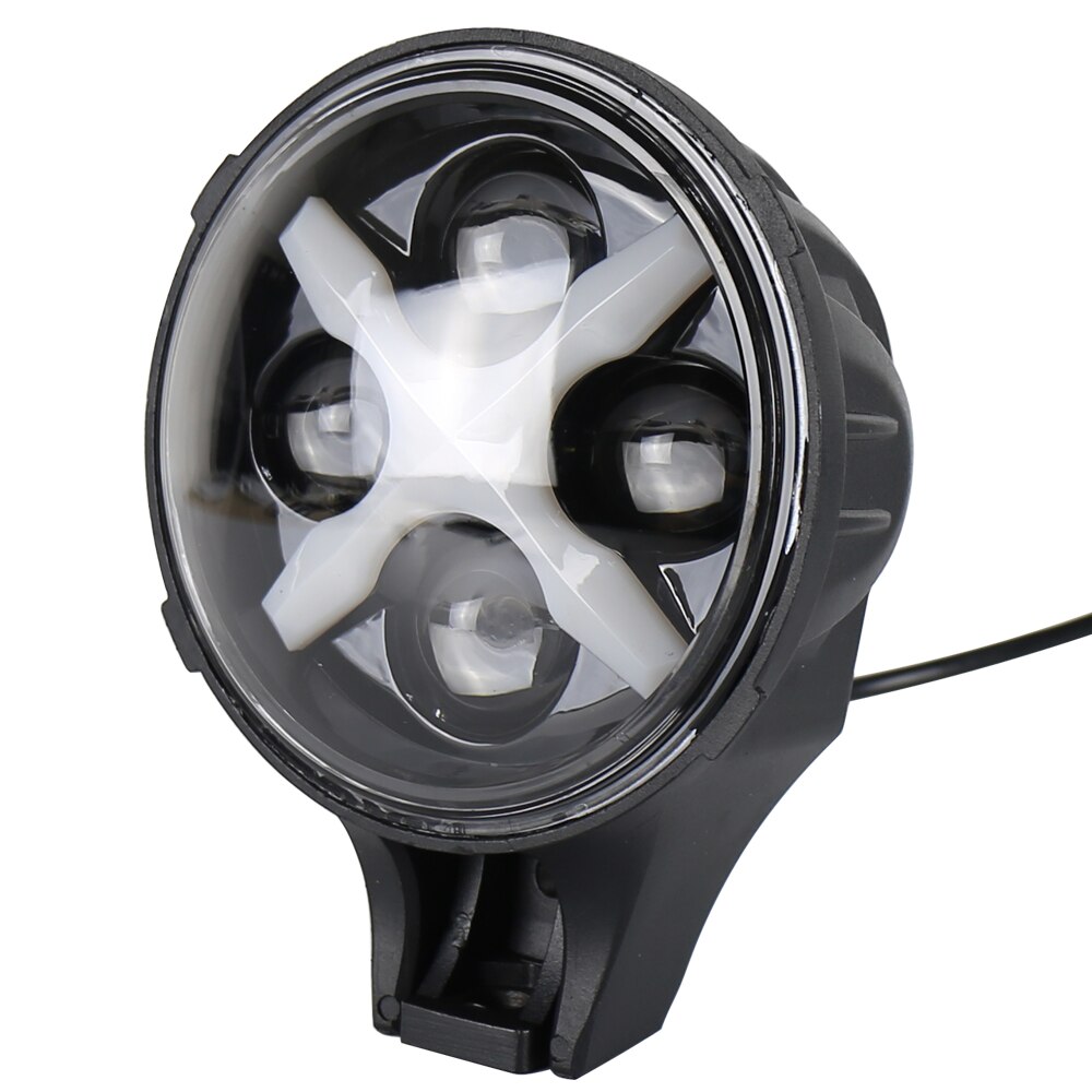 LED Spotlights for Off-road vehicle truck Car ATV Tractor 12V DC Auxiliary Light with X shape Angle Eyes DRL Work Light 1 pcs