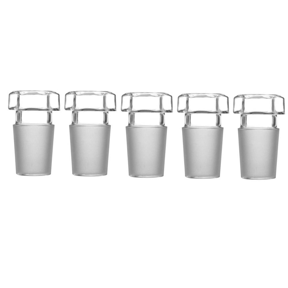 Stonylab Glas Holle Glazen Stop met Zeshoekige Kop, voor 24/40