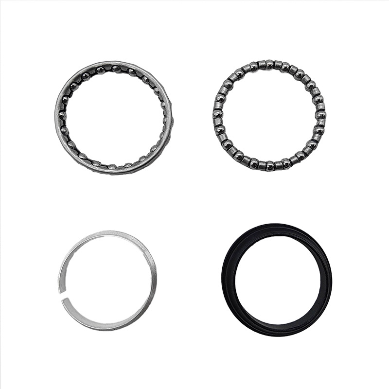 Electric Scooter Fork Bearing Bowl Set for Xiaomi M365 1S Pro Front Fork Tube Pole Rotating Steering Repairing Parts Novel-Front