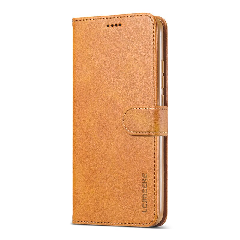 Capa tipo carteira para redmi 9a, capa de couro tipo carteira para xiaomi redmi 9a e redmi9a: YELLOW