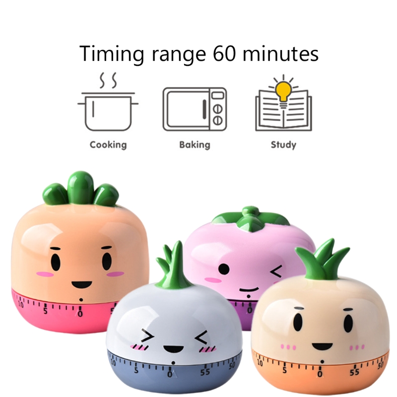 Animal Timer Digital Kitchen Countdown Clock Cute Animal Fruit Alarm Clock Time Management Tool for Children and Adults