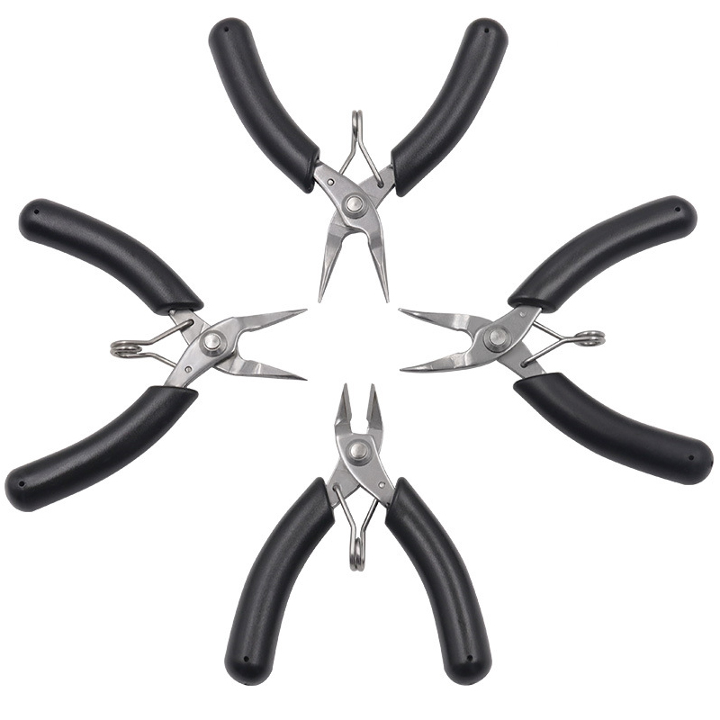 1Pc Sieraden Gereedschap Dikker Handvat Roestvrijstalen Tang Tang Staal Draadsnijder Voor Sieraden Reparatie Draadwikkel Ambachten Maken