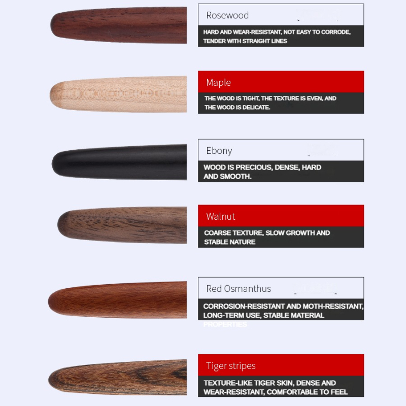 Jinhao 51A Wooded Fountain Pen Luxury Calligraphy Ink Pens EF/F Nib Writing School Office Supplies Stationery