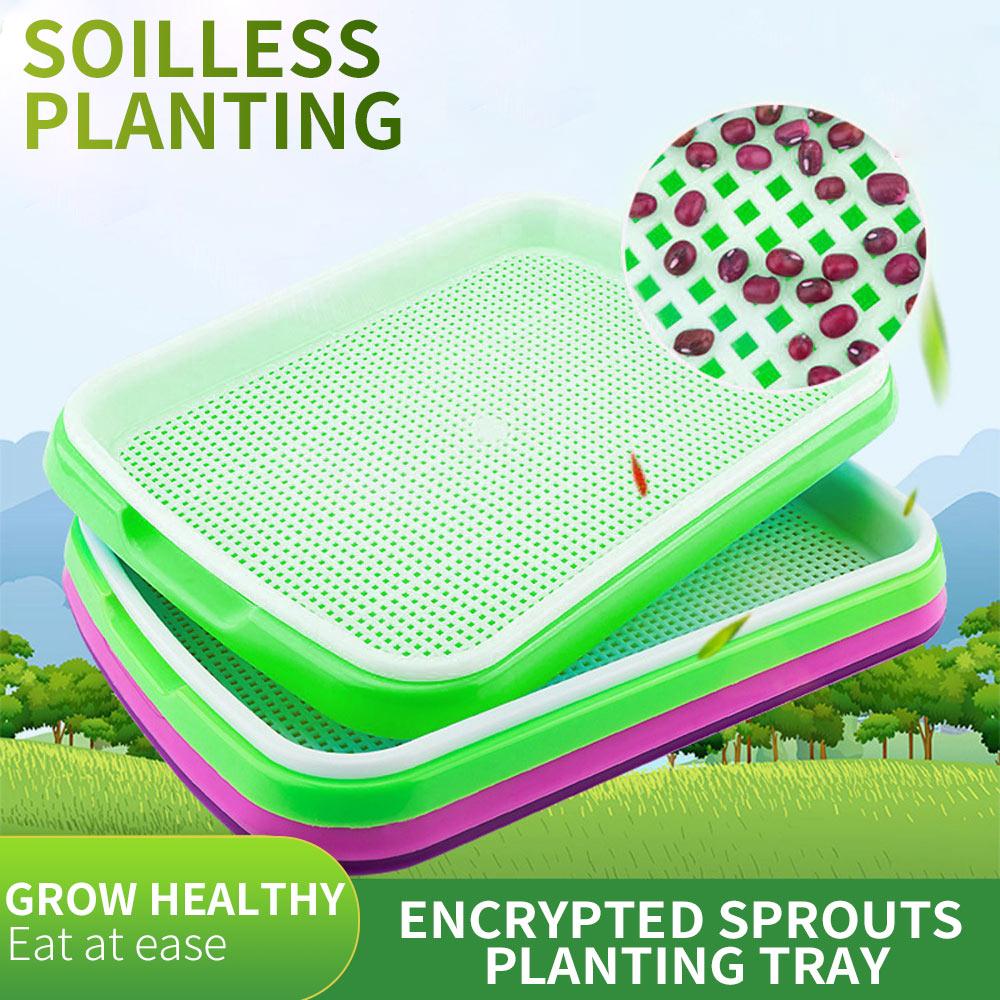 Sprout Grower Planting Containers Multifunction Seed Sprouter Tray Sprouters Grower Food Grade PP Plant Germination Trays