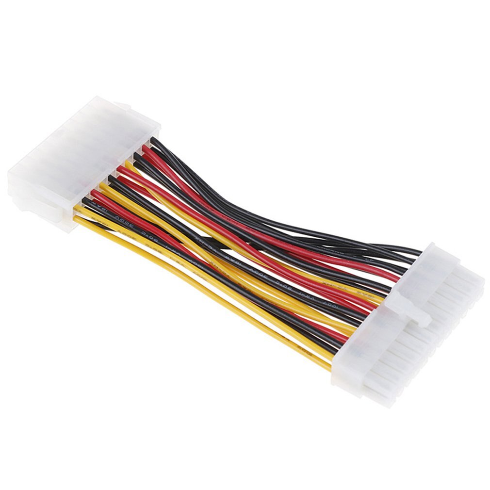 24 Pin Male To 24Pin Female Power Supply Extension Cable Internal PC PSU TW Power Lead Connector Wire