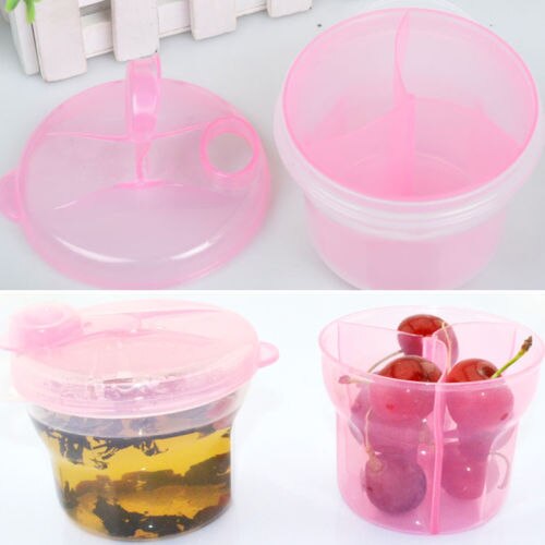 Spedbarn baby melk pulver formel dispenser mat beholder potten oppbevaring mateboks
