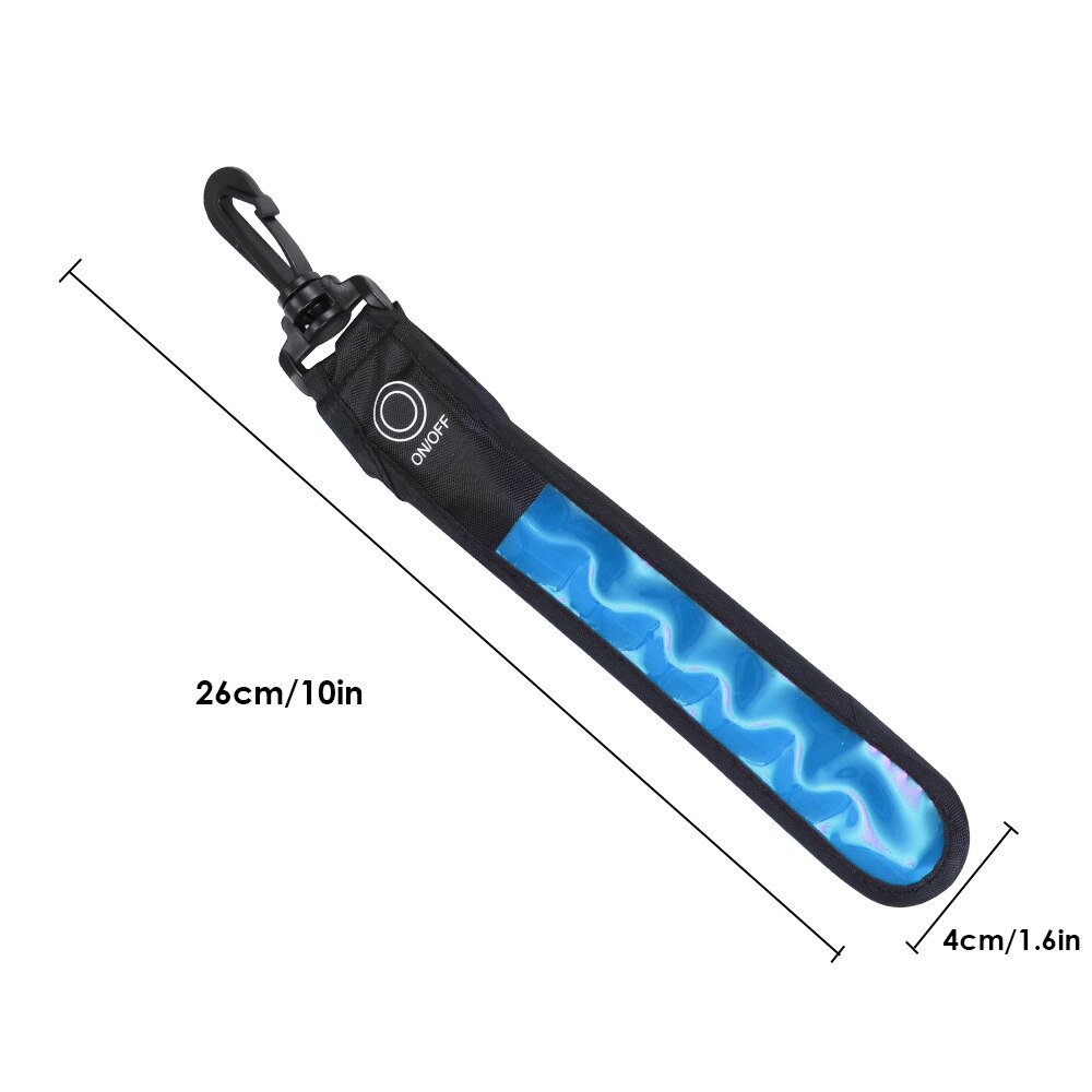 Correa reflectora de luz LED, accesorios de noche para exteriores, iluminación reflectante, decoración colgante, , bolsa de seguridad deportiva
