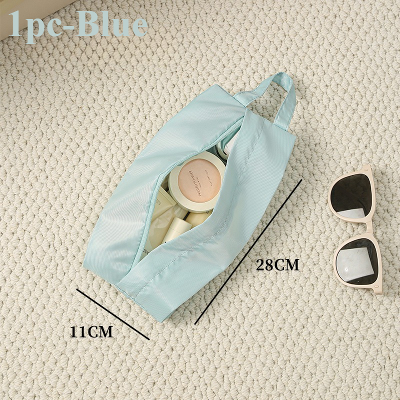 Bolsa organizadora de ropa interior, bolsa de almacenamiento de ropa interior multifunción de viaje, calcetines portátiles para ropa interior, bolsas de accesorios de lencería: Azul