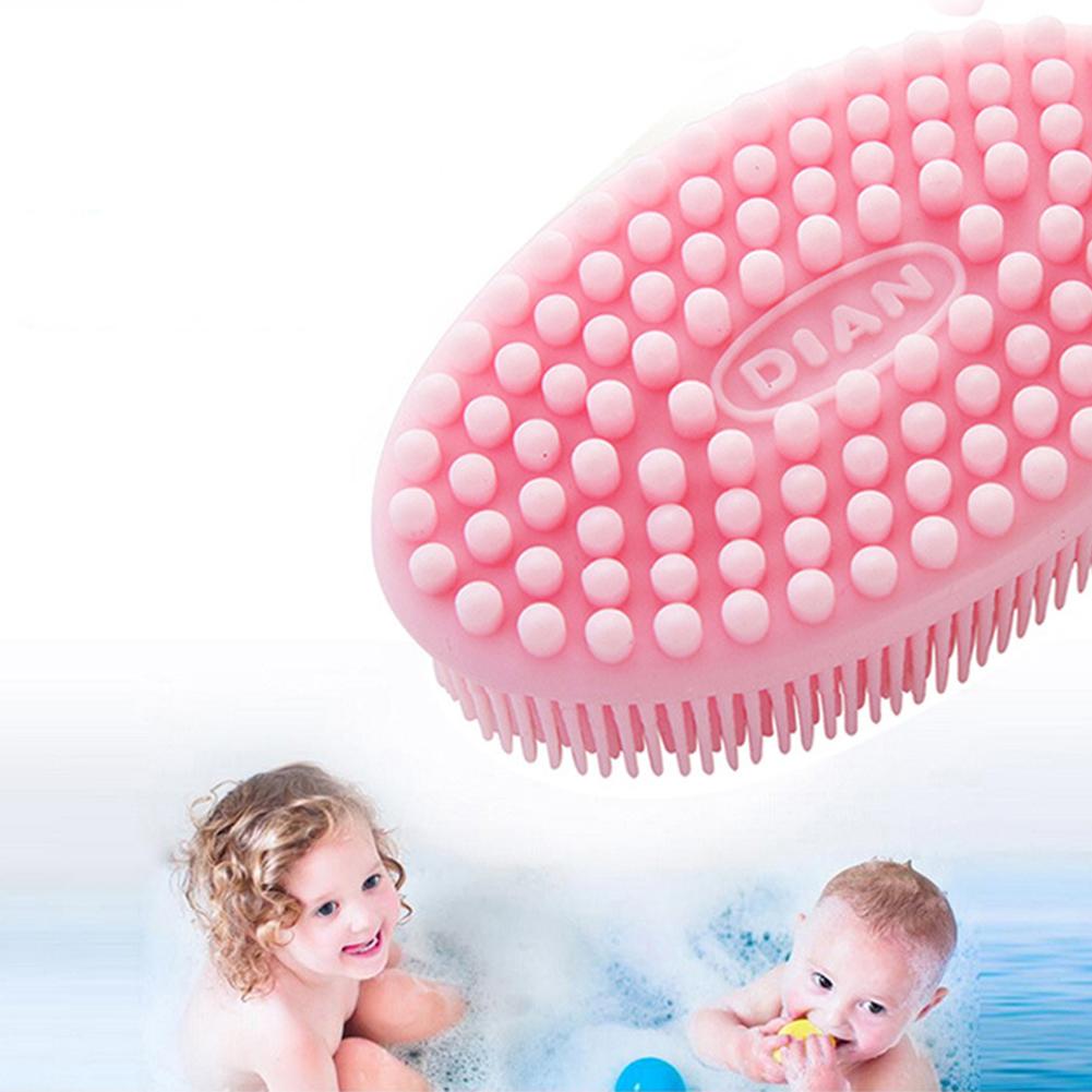 Portable Silicone Shampoo Brush Baby Massage Wash Pad Exfoliating Blackhead Facial Clean Brush Shower Bath Cleanser Face Care