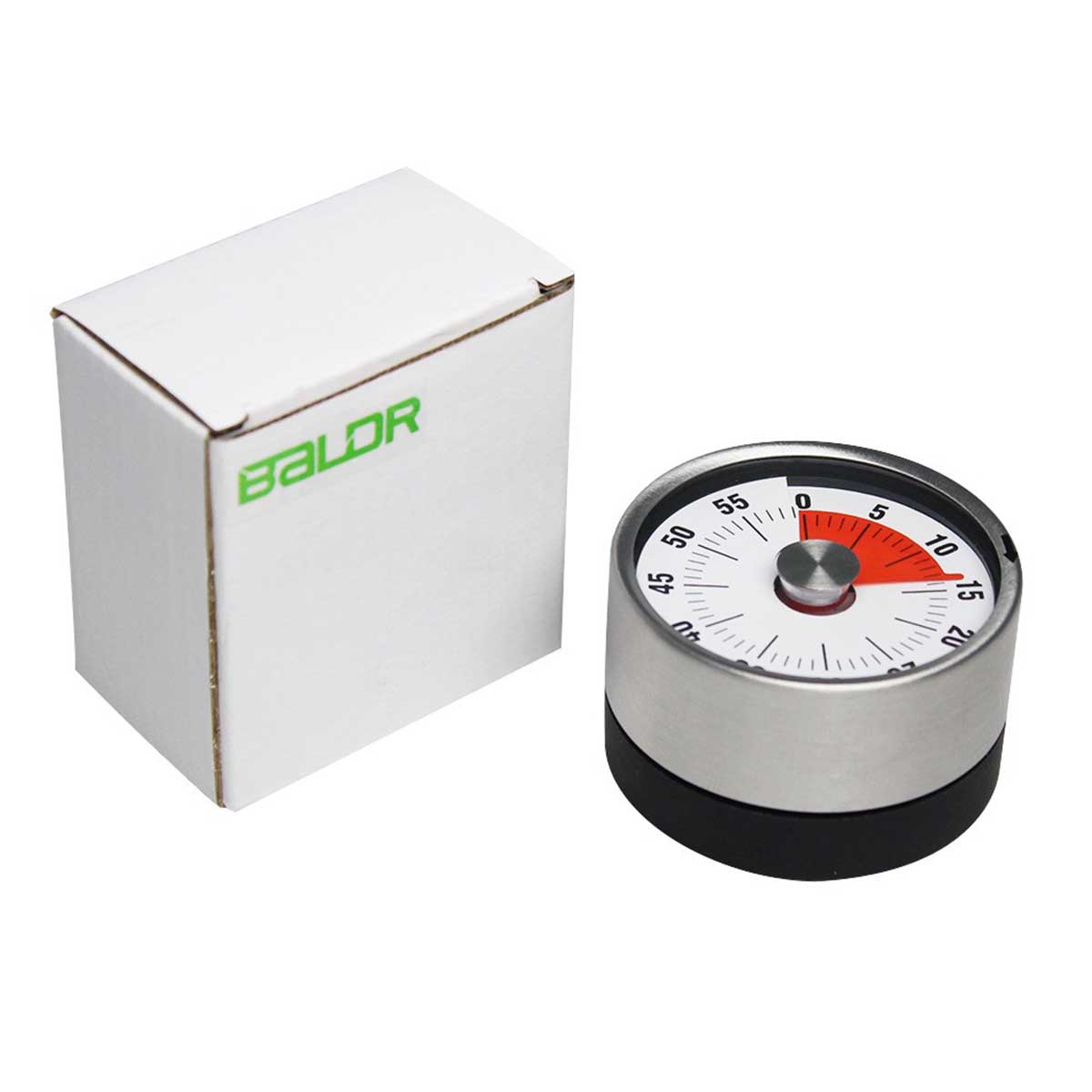 Kitchen Timer Mechanical Clock, Visual Watch Disk 60-Minute Timers with Magnetic Backing, Hanging Hole