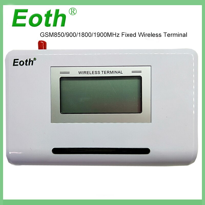 Gsm 850/900/1800/1900 mhz telefone fixo terminal sem fio display lcd suporte sistema de alarme pabx clara voz sinal estável linhas fixas