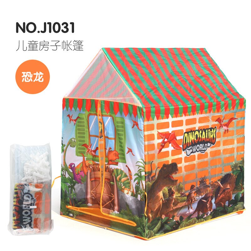 Baby Zelte Tragbare Faltbare Spiel Tipi Karikatur Nette freundlicher Zelt Ich bin Freien freundlicher Spielen Haus Leinwand Baumwolle: 1031