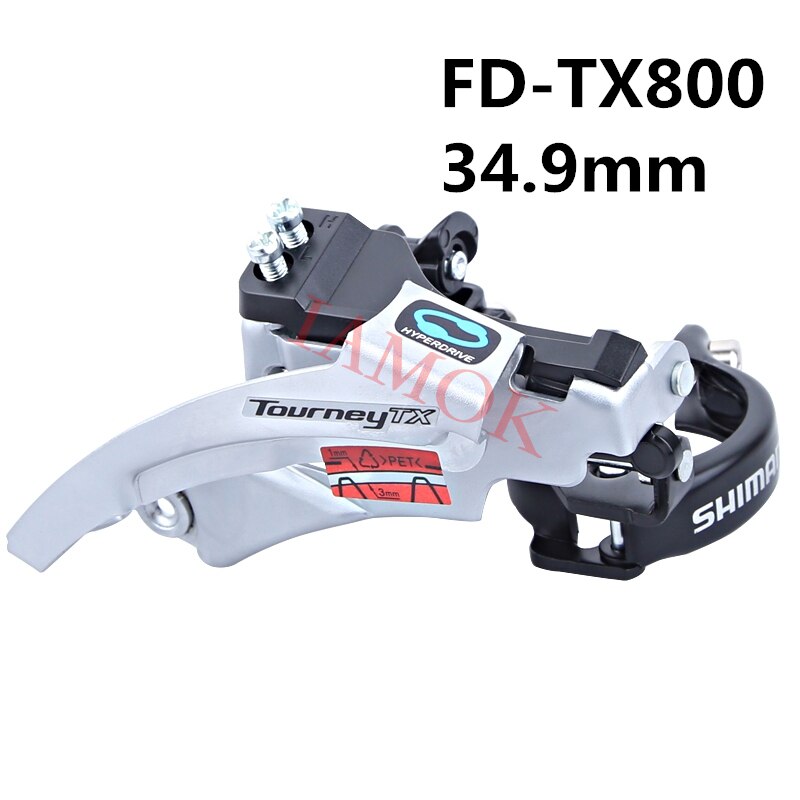 SHIMANO TOURNEY – dérailleur avant de vtt TX FD-TX800, Iamok, 3x8/7 vitesses: FD-TX800 34.9mm