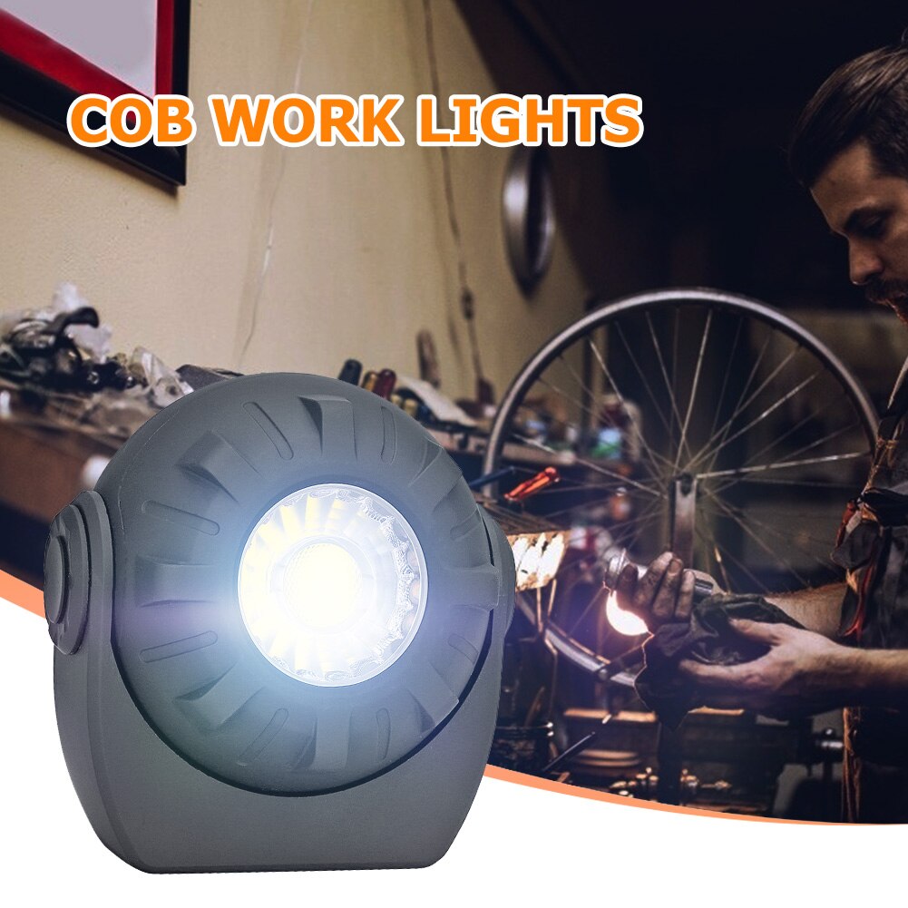 Outdoor Noodverlichting Cob Led Werken Licht Pocket Zaklamp Camping Lamp Voor Huishoudelijke Auto Garage Versiering