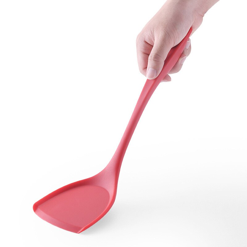 Spatula High Temperature Resistant All-Inclusive Silicone Pot Spatula Cooking Frying Pan Silicone Kitchen Chinese Spatula