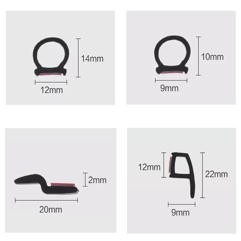 P Z D Type Auto Deur Afdichting Weatherstripping Deur Rubberen Afdichting Strip Auto Geluidsisolatie Auto Deur Rubber Afdichting Voor auto Seal Strip