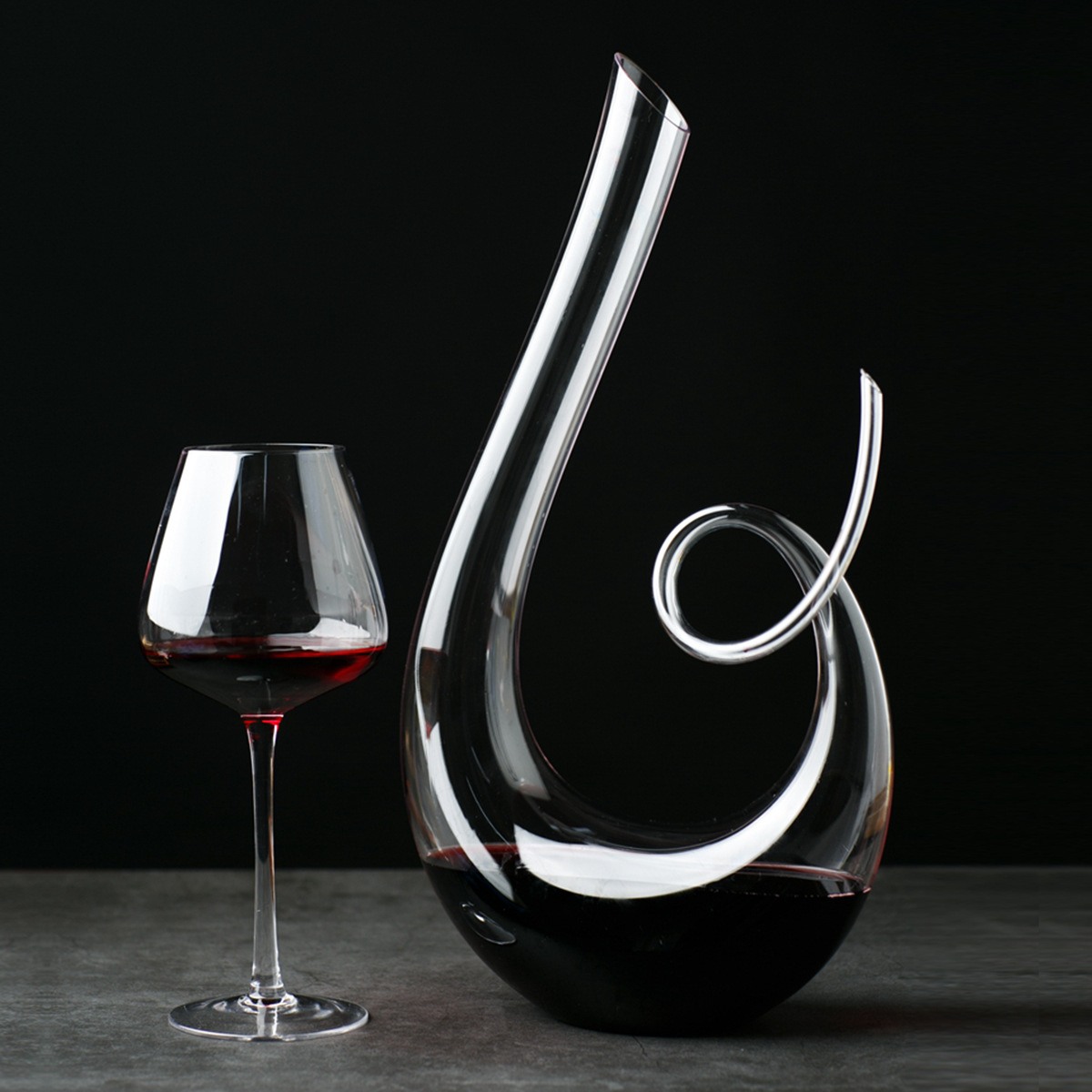 Quick Decanter Wijn Soort Waterval Huishoudelijke Wijn Glas Set Crystal Europese Glas Wijn Dispenser 1800Ml