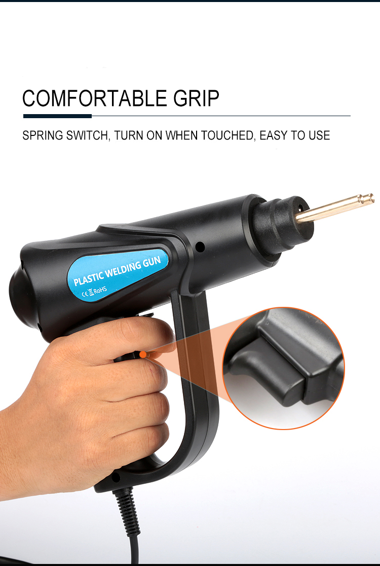 70W Welding Machine Stapler Car Bumper Repair Kit PVC Plastic Repair Machine Garage Tool