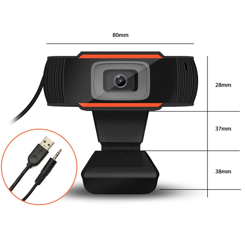 480P/720P/1080P HD Webcam With Microphone 30FPS USB Web Camera CMOS PC Computer Mini Web Cams For Indoor Live Work Conference
