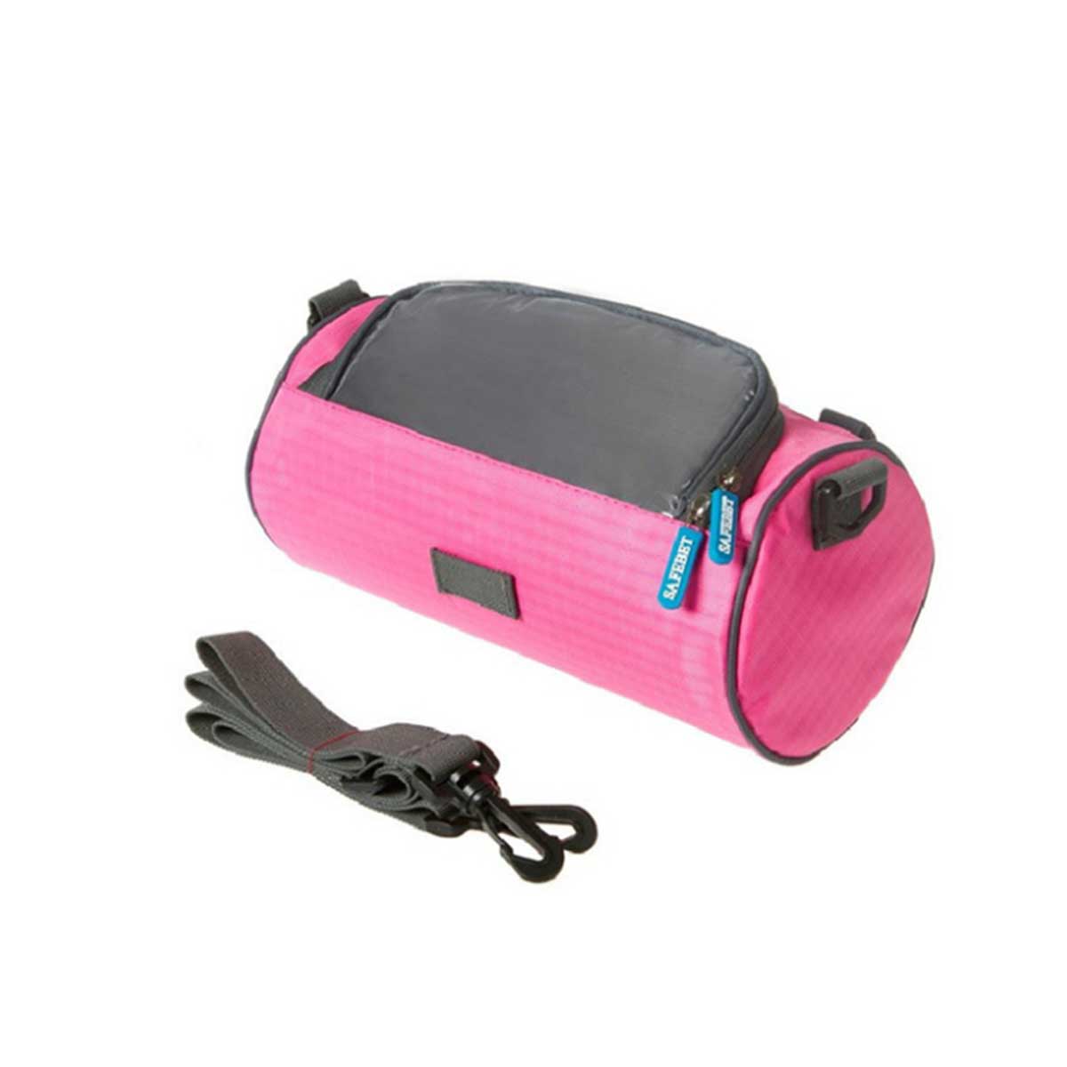 Torba na wioślarz o dużej pojemności wodoodporna tkanina Oksford torba robić przechowywania na zewnątrz dla rowerów sportowy jeździeckie podróż: Różowy