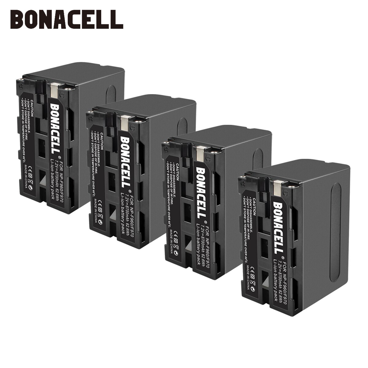 Bonacell 7.2V 8700mAh NP-F960 NP-F970 NP F960 F970 F950 Battery For Sony PLM-100 CCD-TRV35 MVC-FD91 MC1500C L50