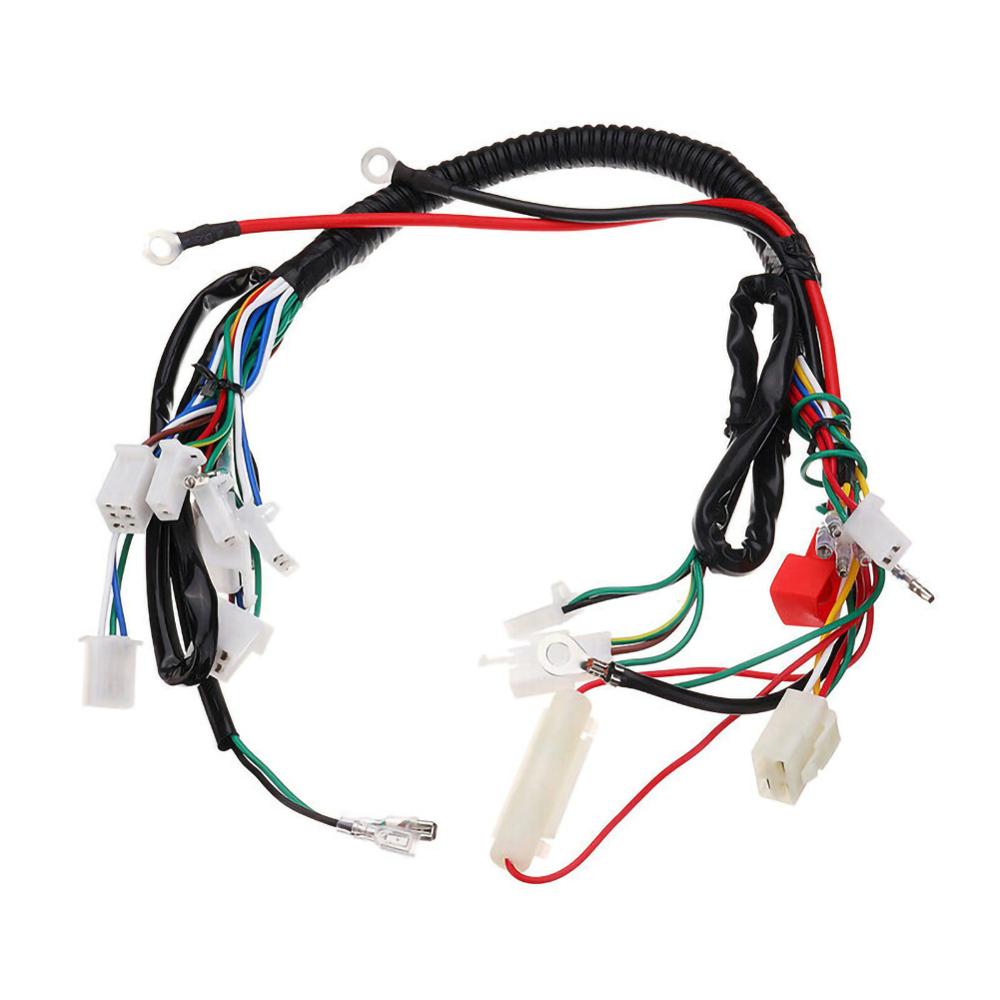 Dirt Bike Atv Quad Kabelboom Voor 50cc 70cc 90cc 110cc 125cc Start Elektrische Assemblage Bedrading