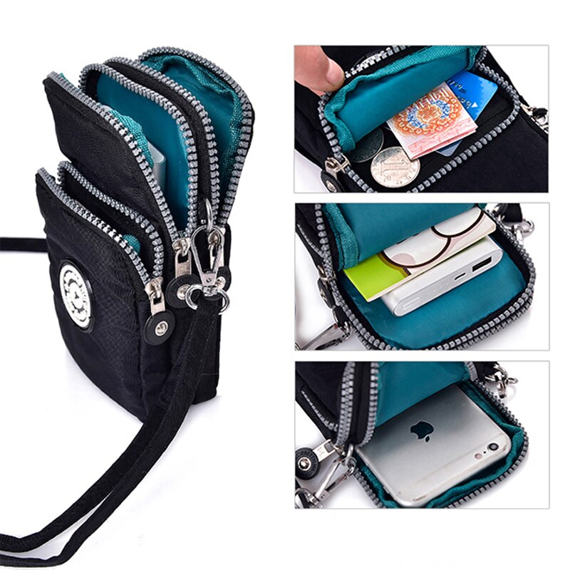 neue Sport Brieftasche praktisch Tasche Für iPhone Xs X Samsung S10 Huawei P20 Tasche Tasche Ich bin Freien Arm Schulter handtasche fallen