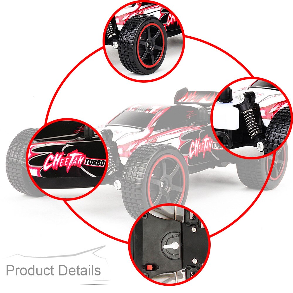 Brushed Electric RTR RC Racing Car 1881 2.4GHz 2WD 1/20 Gas Power High Speed Road Power Remote Control RC Car for Children